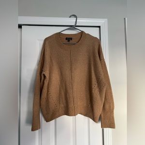 Top Shop Camel Sweater with Details